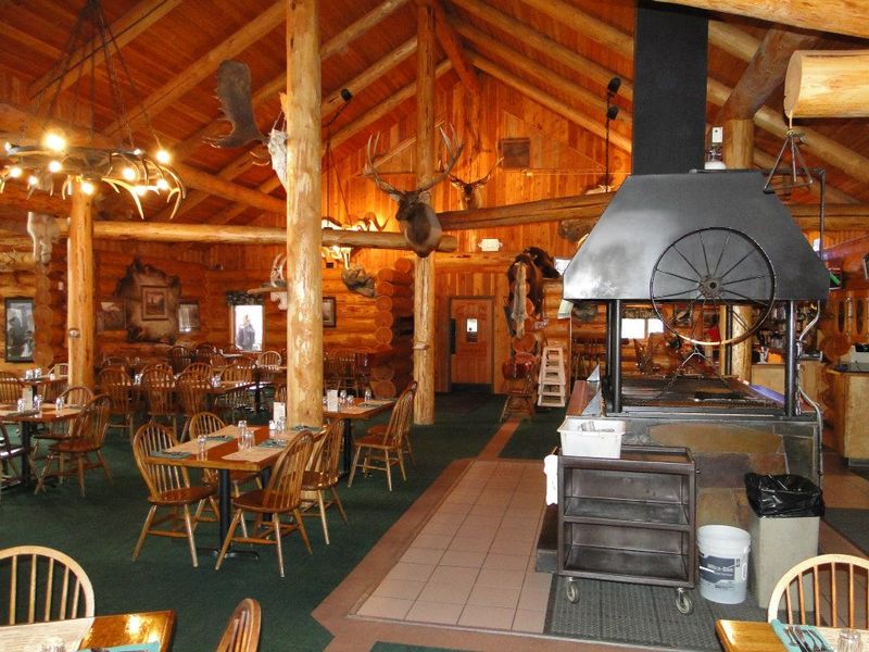 Lolo Creek Steak House (Lolo) - Forest-to-fire seared beef in a log-cabin setting