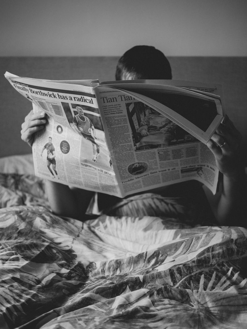 Printed Newspapers Every Morning
