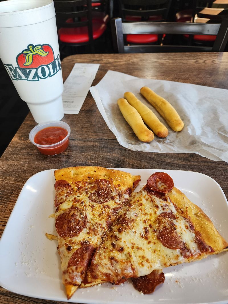 Pizza Slice and Breadsticks Combo
