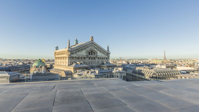 Paris, France: A Department Store Rooftop with Postcard Panoramas (Galeries Lafayette Haussmann Terrace)