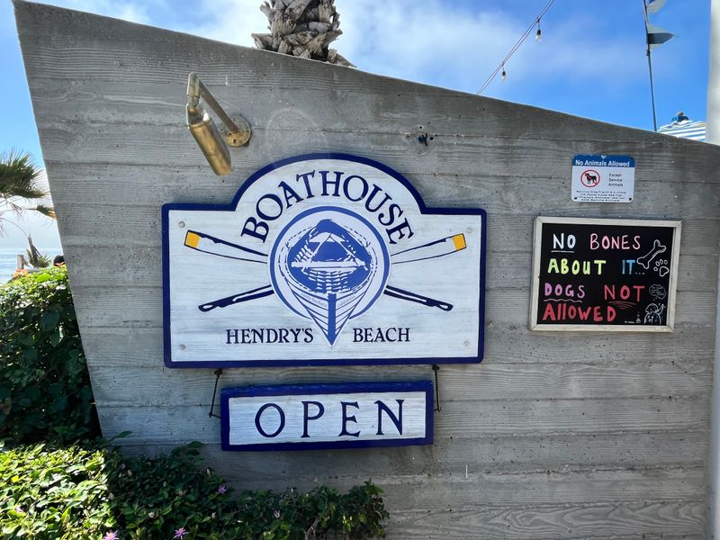 Boathouse at Hendry's Beach