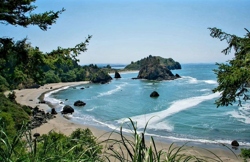Trinidad, California - Where the redwoods meet the sea