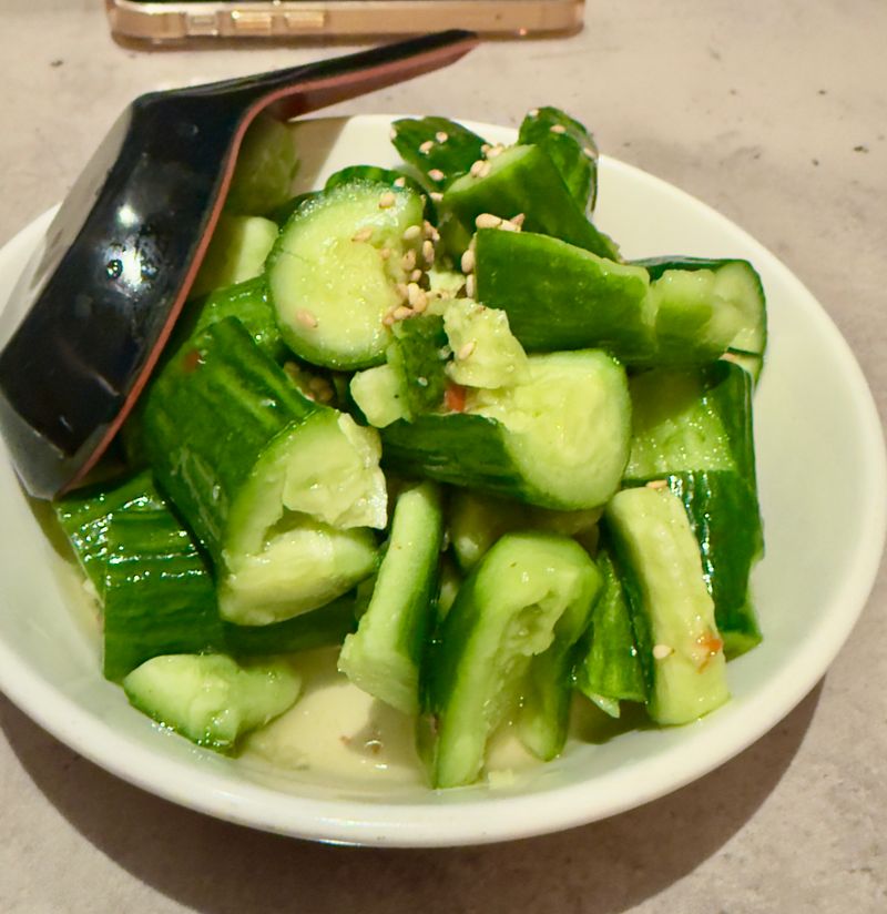 Sesame Cucumber Smash
