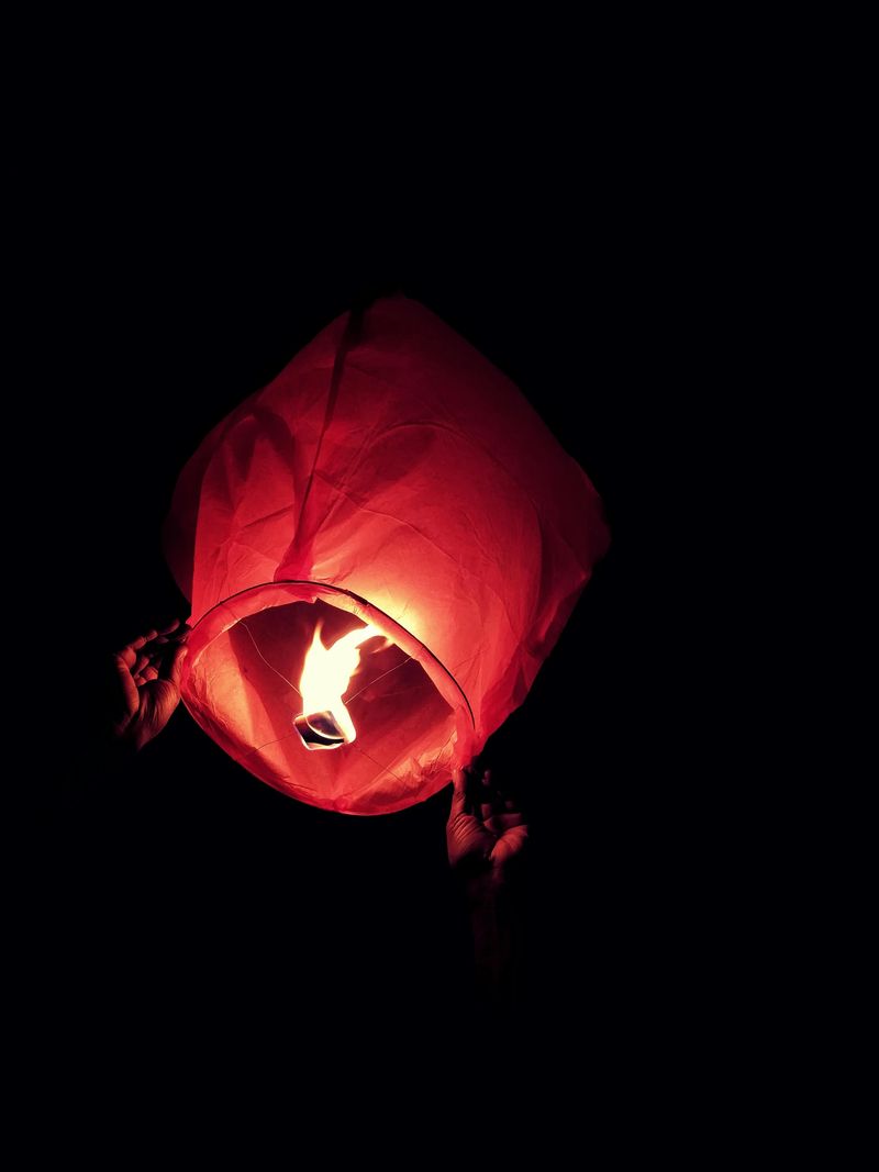Sky-lantern send-offs