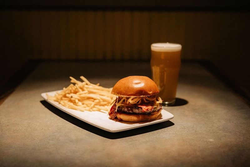 Bison Burger With Montana Cheddar