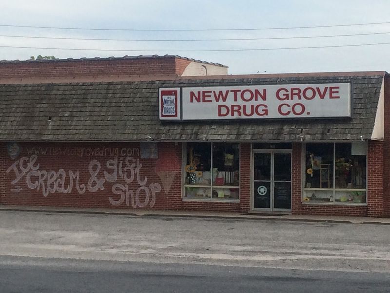 Newton Grove Drug Co. Soda Fountain (Newton Grove) – Pharmacy Shakes Hailed as the Best in the State