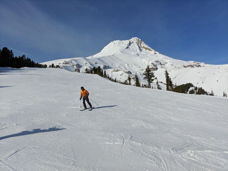 Mt. Hood Finally Sees Snow After Warm Start to Winter