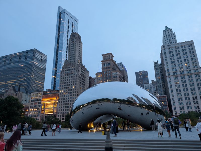 Chicago's Millennium Park & The Bean, Illinois