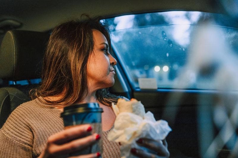 Eating or Drinking While Driving