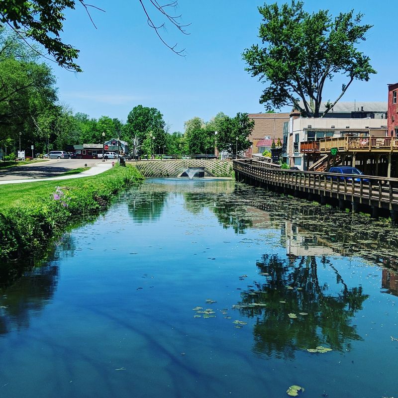Ohio & Erie Canal Towpath Through Town