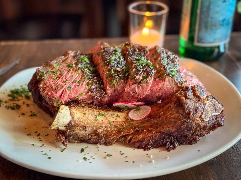 Wood-Fired Ribeye for Two