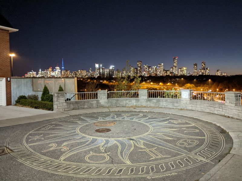 Toronto, Canada: A Quiet Residential Cul-de-Sac That Opens to a Skyline Reveal (Chester Hill Lookout)