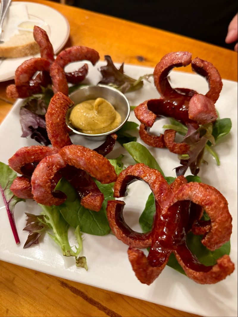 Kielbasa Plate with Mustards