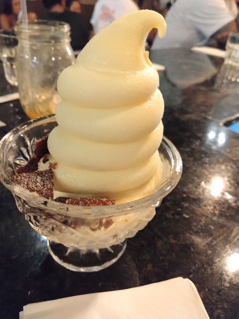 Dessert Soft Serve And Honeycomb Cake