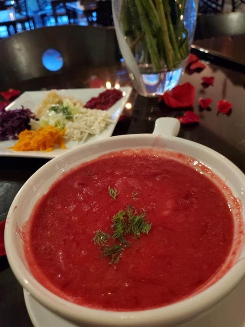 Red Borscht With Uszka