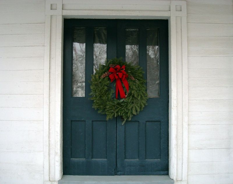 Wreaths on Doors
