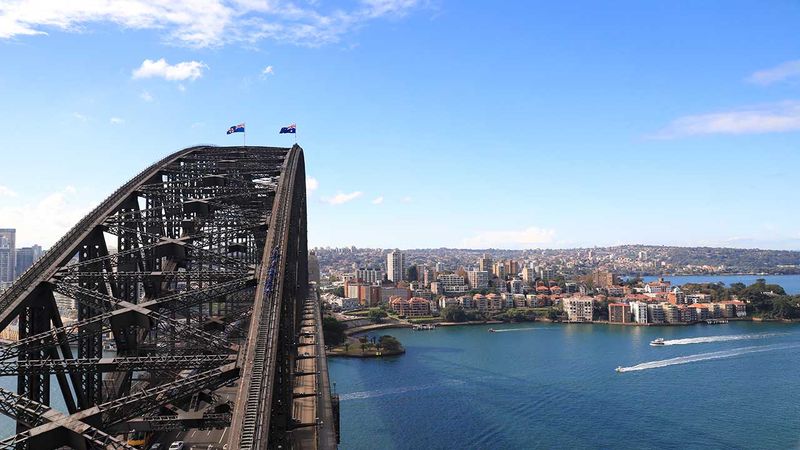 Sydney, Australia: Harbor Views from a Bridge Pylon Museum (Pylon Lookout, Sydney Harbour Bridge)