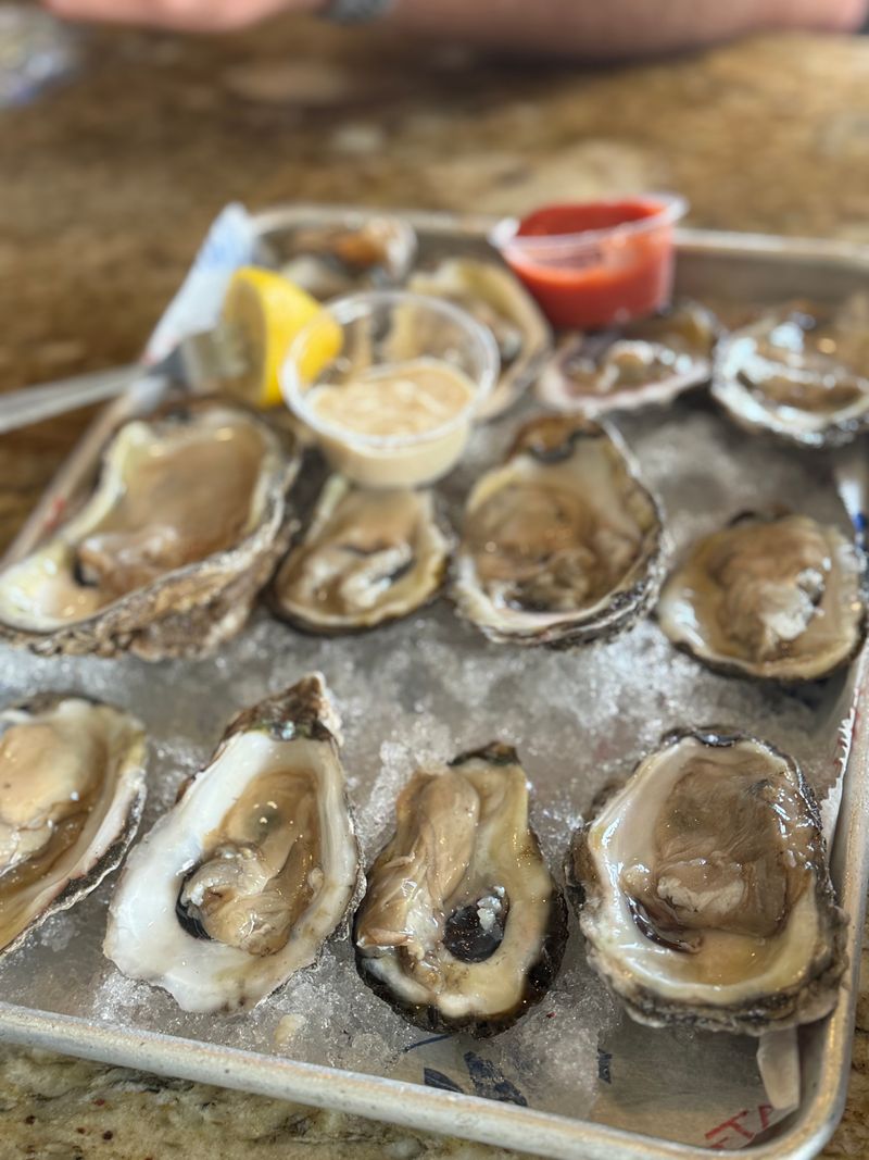 Oysters, Gulf Kissed And Charbroiled