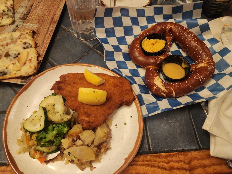 Bavarian Pretzel with Obatzda