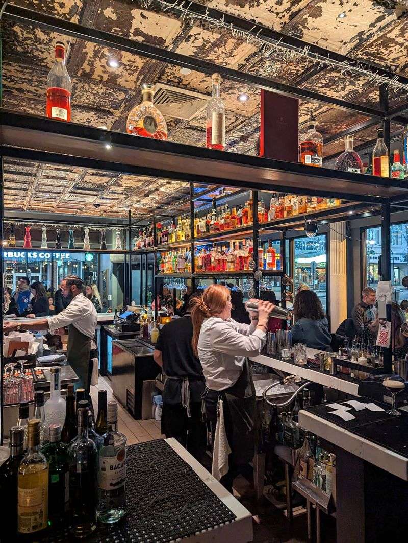 Cocktails At The Bar