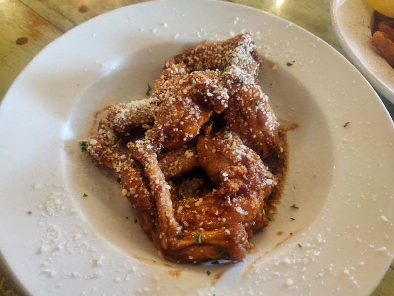 Garlic Parm Wings Crowd Favorite