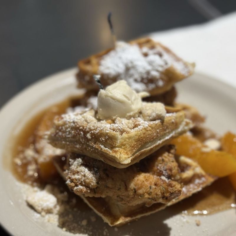 Peaches and Cream Georgia Toast