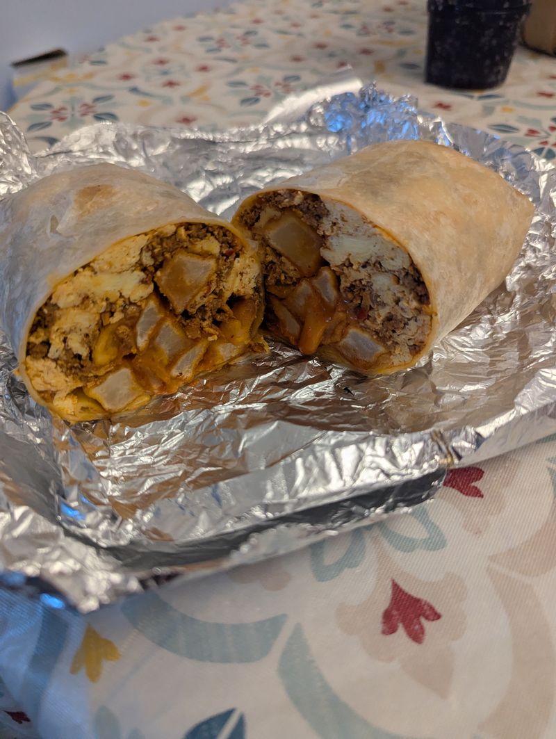 Breakfast Burrito That Means Business