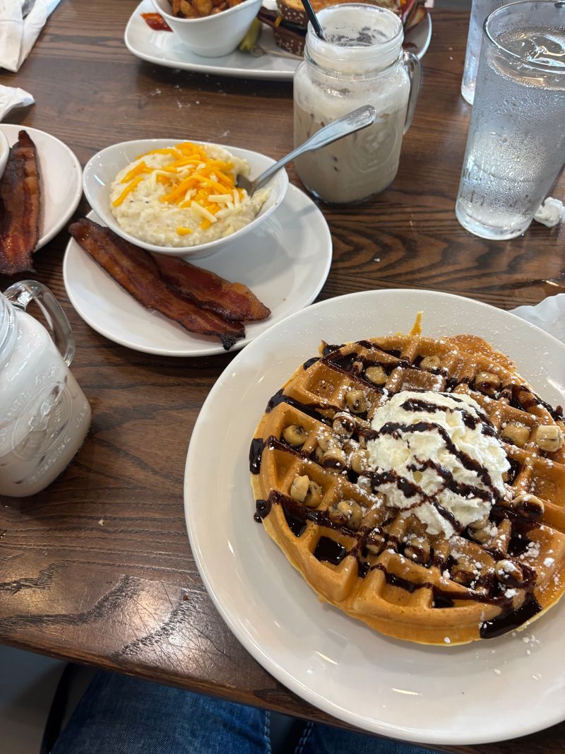 Bananas Foster Waffle