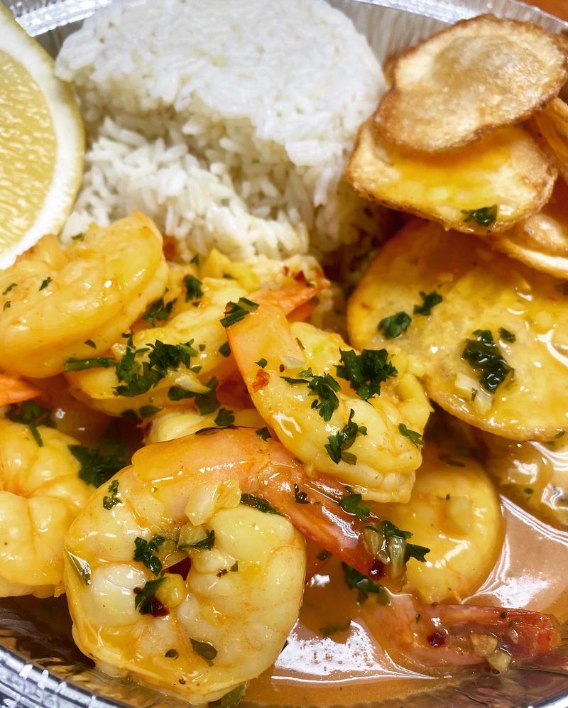 Shrimp Mozambique Plate