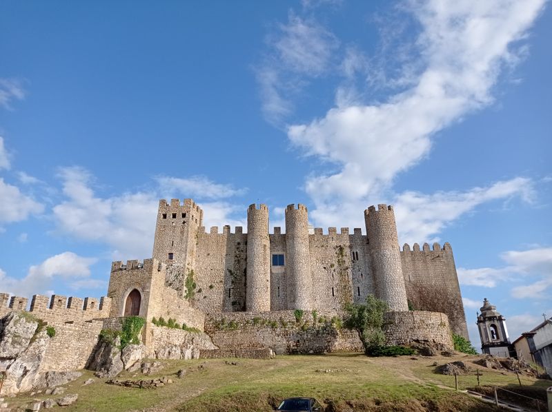 Exploring Óbidos Castle Exterior
