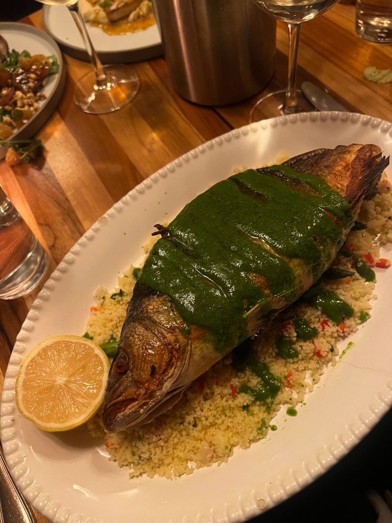 Whole Roasted Bronzino Special