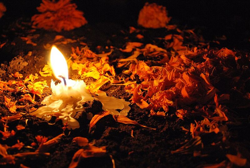 Open burning of fall leaves
