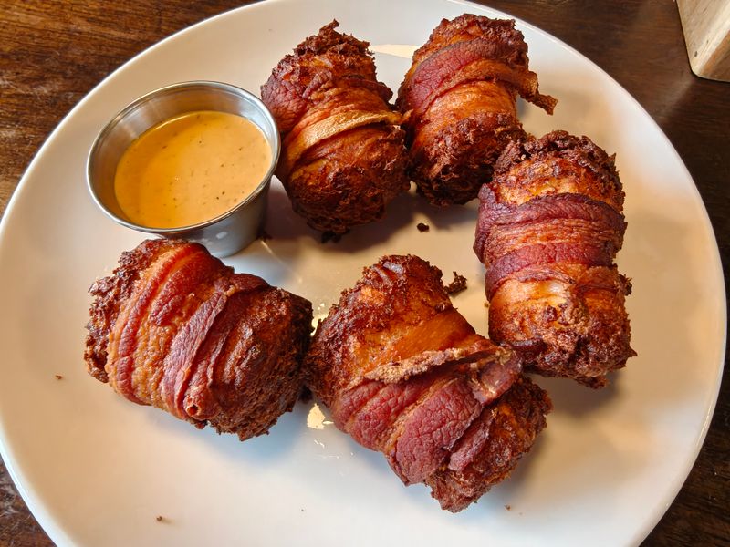 Loco Moski and Bacon Wrapped Tots