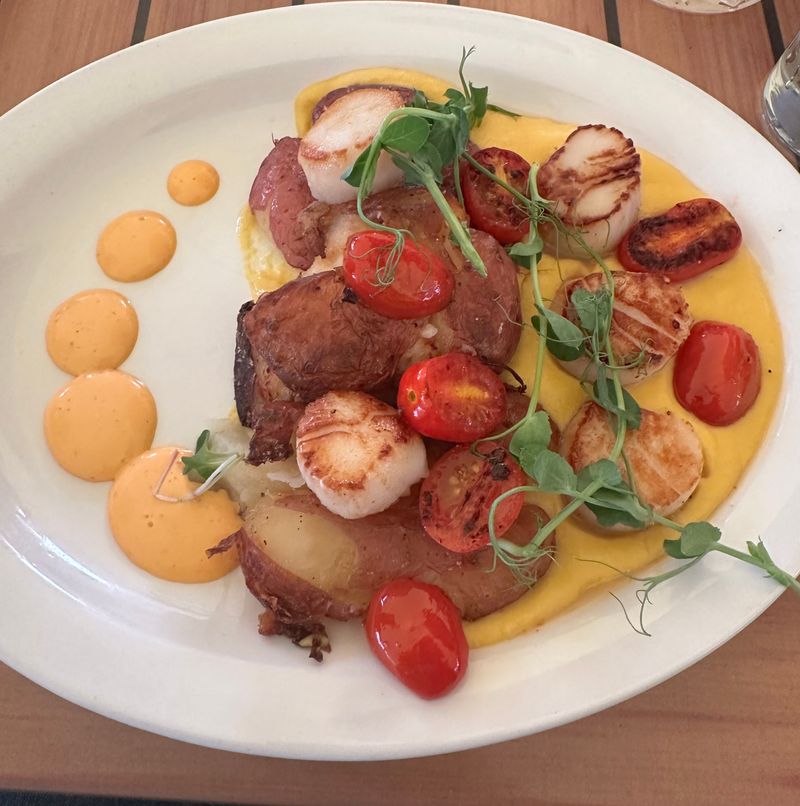 Seared Scallops and Seasonal Sides