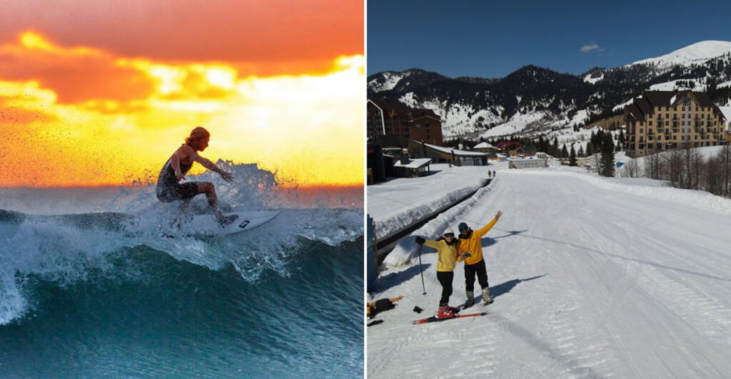 The Only Place in Georgia Where You Can Surf and Snowboard in a Day