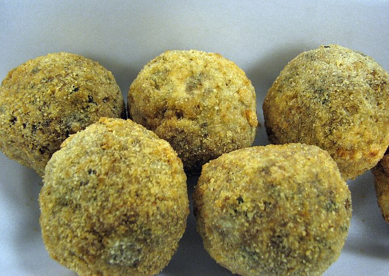 Sausage Balls (Bisquick + Sausage + Cheddar)
