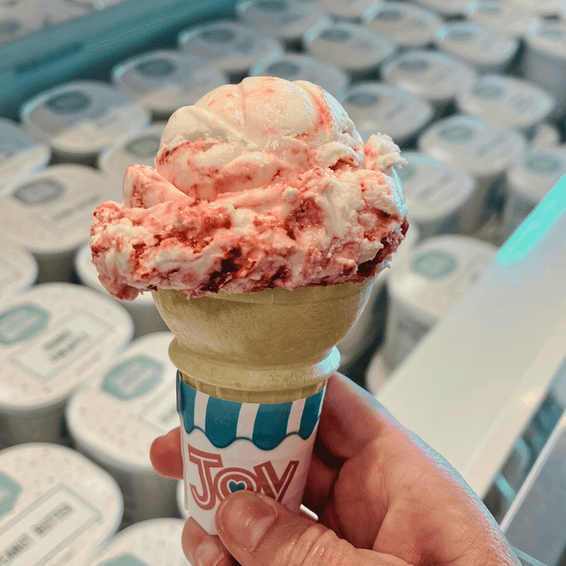 Handcrafted Ice Cream Texture