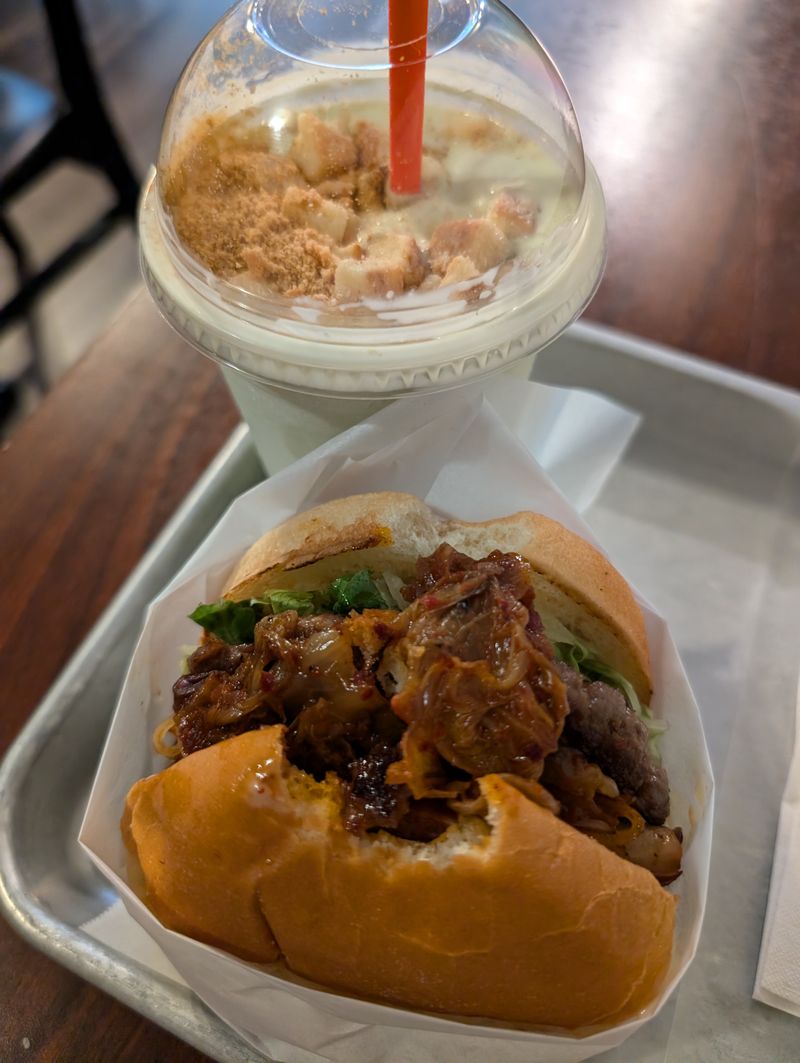 Spicy Kimchi Burger Heat Rush