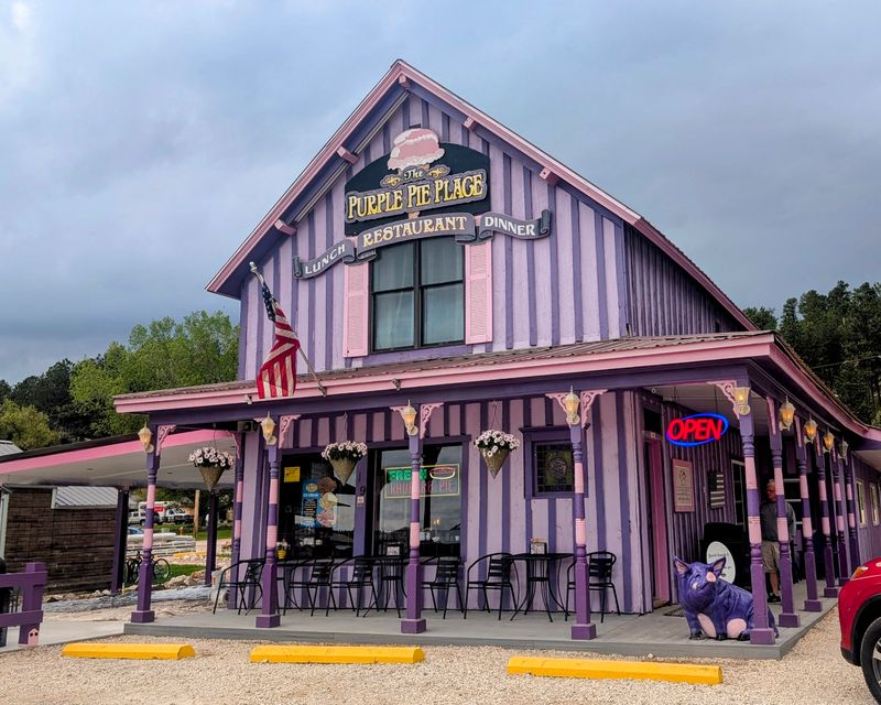 The Iconic Purple Storefront