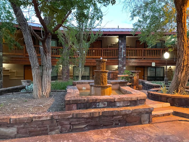 A Scenic Walk Right Behind the Building