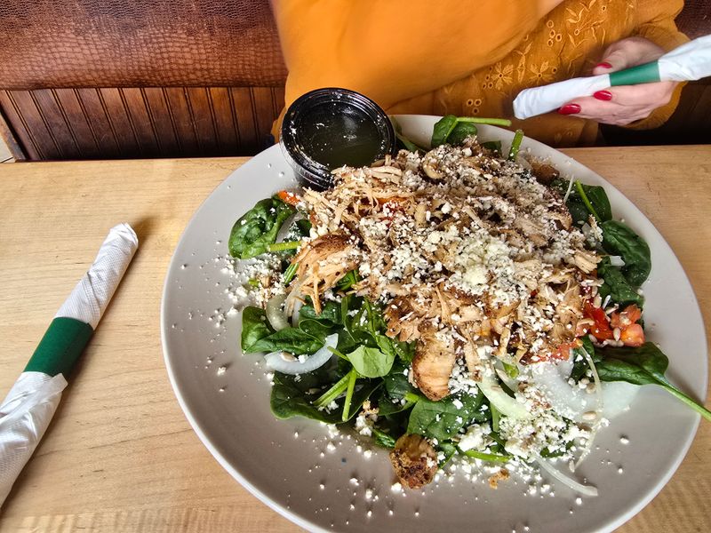 Greek Salad With Gyro Meat