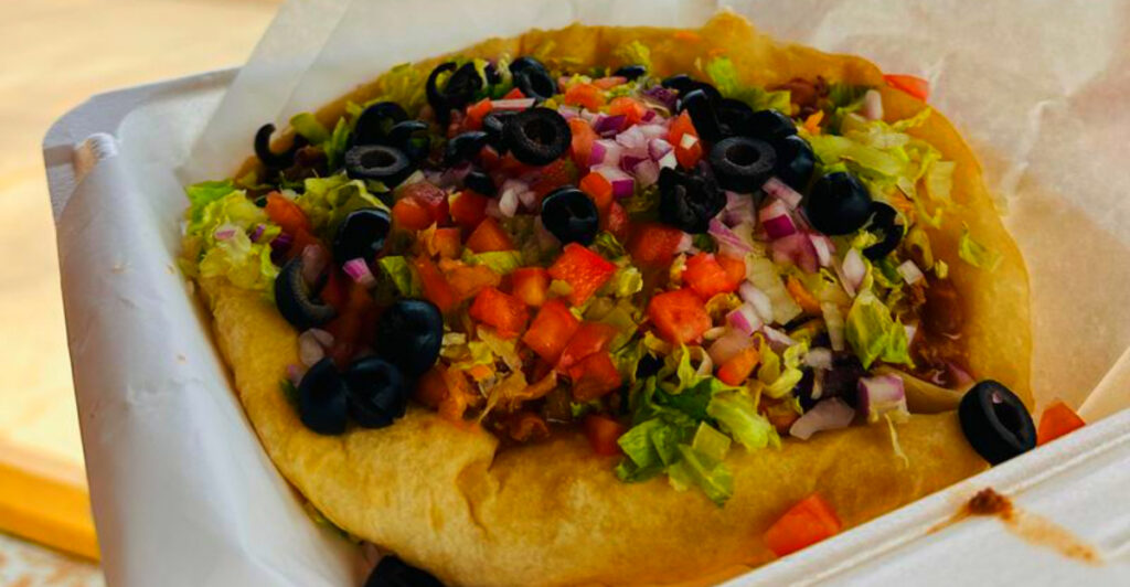This Arizona Truck Stop Serves Navajo Tacos Bigger Than Your Plate