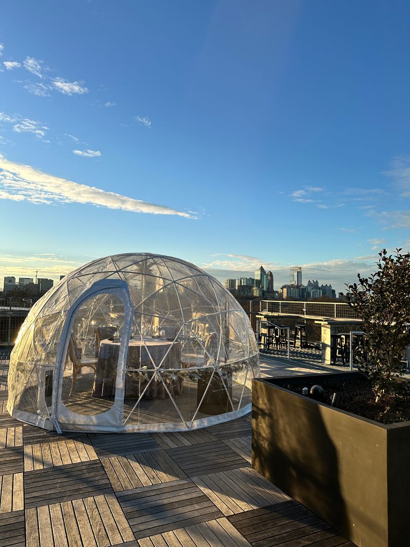 Rooftop Igloo Experience With Skyline Views
