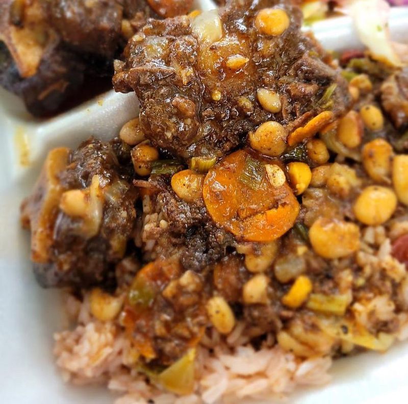 Oxtail With Butter Beans