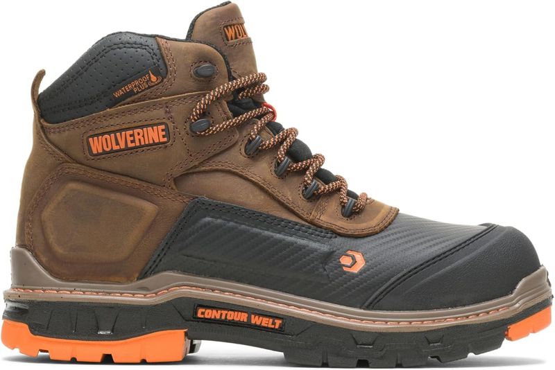 Wolverine Men’s Overpass 6” Composite Toe Work Boot