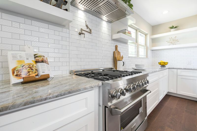 Kitchens With Only Open Shelving and No Upper Cabinets