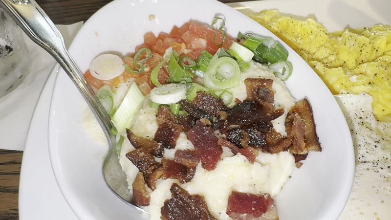 City Grits With Bacon