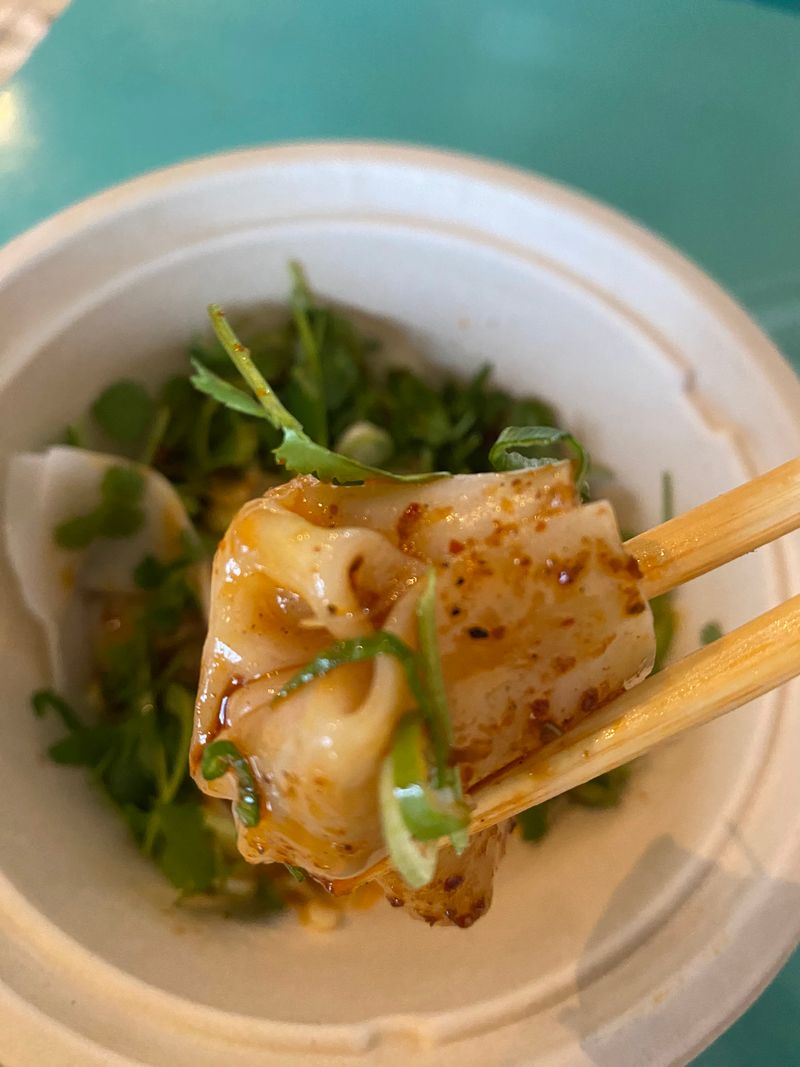 Spicy Wontons in Red Oil