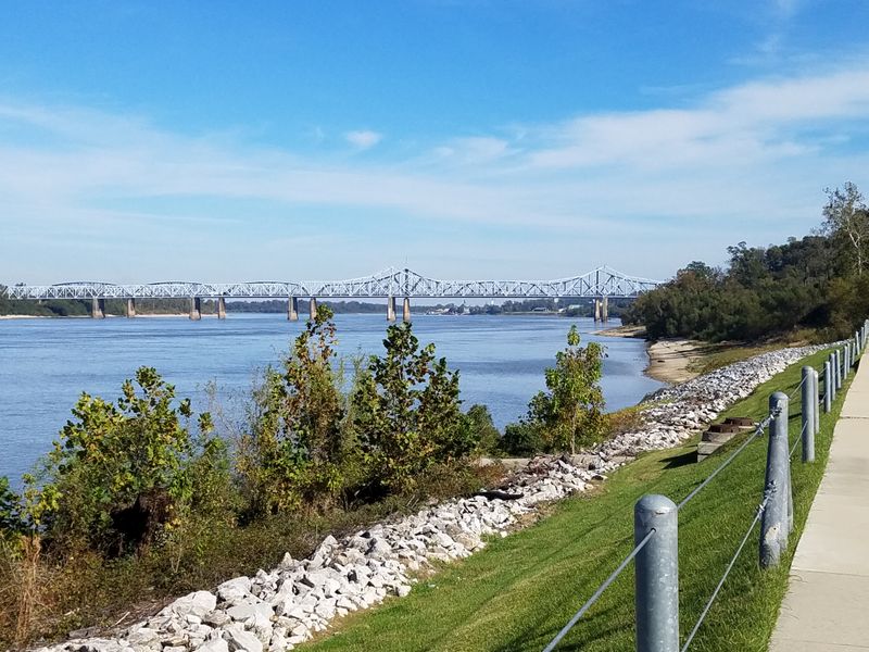 Walk the Old River Route - Now a Quiet Lake Instead of a Mighty Current