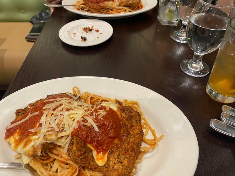 Chicken Parm With Linguine